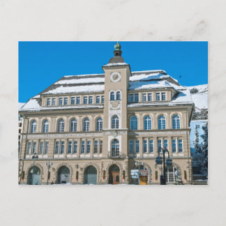 Cartão Postal Câmara Municipal em St Moritz, Suíça