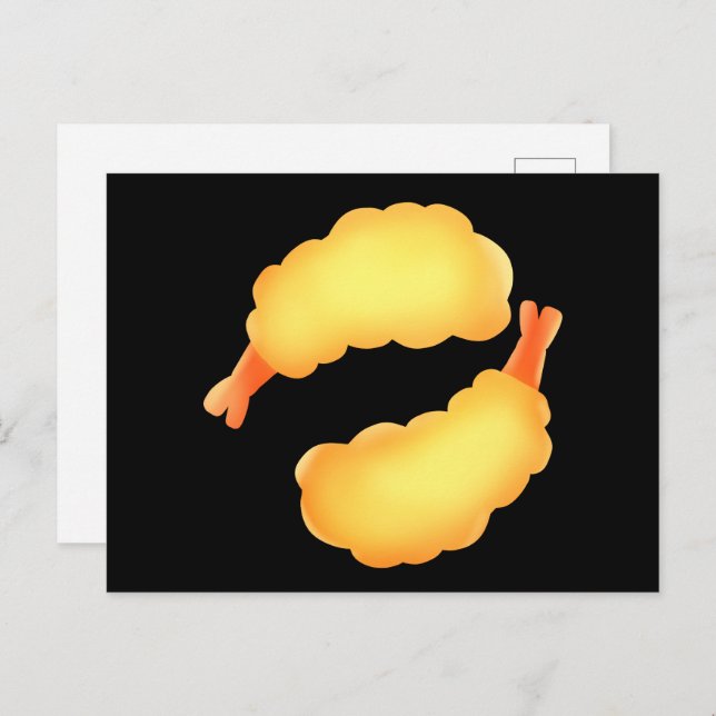 Cartão Postal Camarão Fried (Frente/Verso)