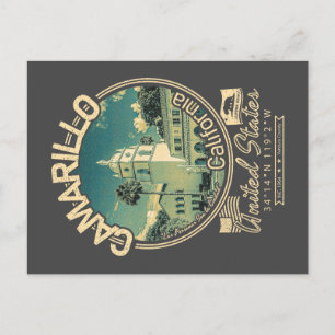 CARTÃO POSTAL CAMARILLO CALIFÓRNIA - CIDADE DE CAMARILLO CA