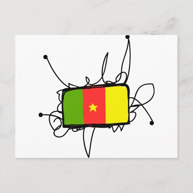 Cartão Postal Camarões (Frente)