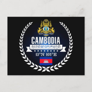 Cartão Postal Camboja