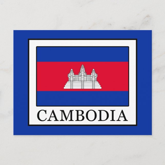 Cartão Postal Camboja (Frente)