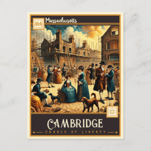 Cartão Postal Cambridge, Massachusetts   Vintage
