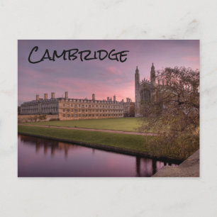 Cartão Postal Cambridge, Reino Unido, Cartão-postal