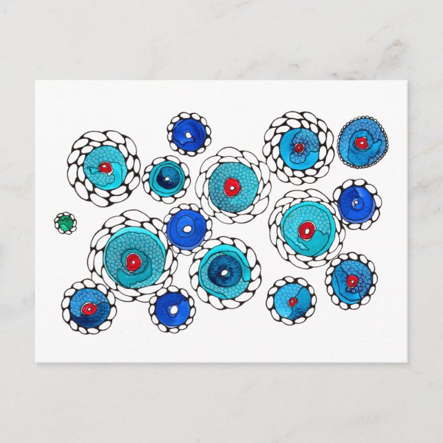 Cartão Postal camelias (Frente)