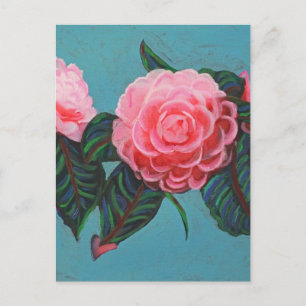 Cartão Postal Camellia Japonica Sky