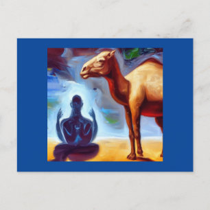 Cartão Postal Camelo 3 da Spirit Animal Camel