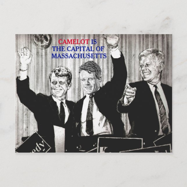 Cartão Postal Camelot é a capital de Massachusetts (Frente)