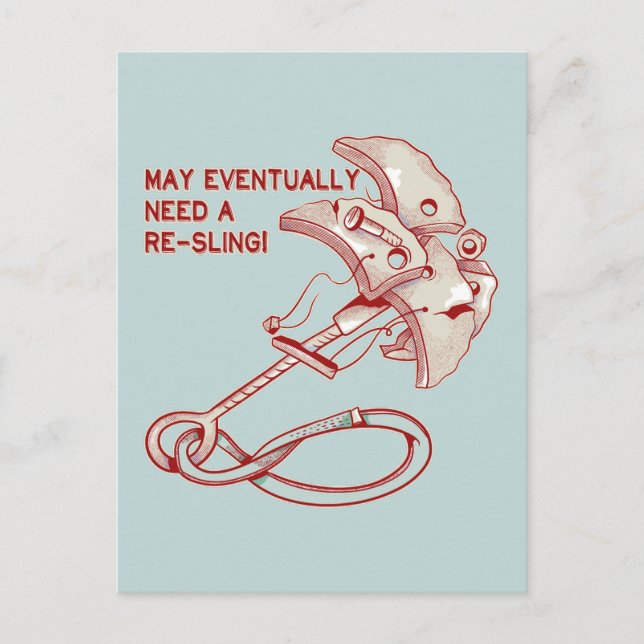 Cartão Postal Câmera de escalada de rocha (Frente)