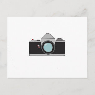 Cartão Postal Câmera Film SLR