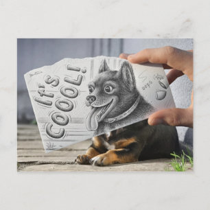 Cartão Postal Câmera Lápis Vs - É Legal