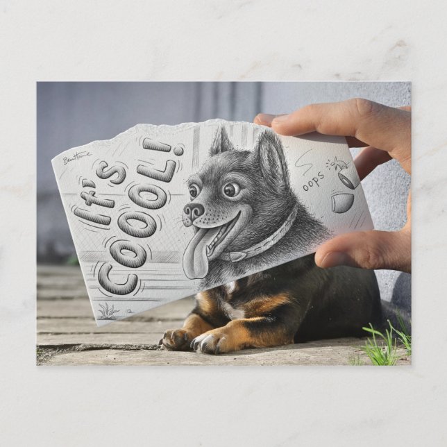 Cartão Postal Câmera Lápis Vs - É Legal (Frente)