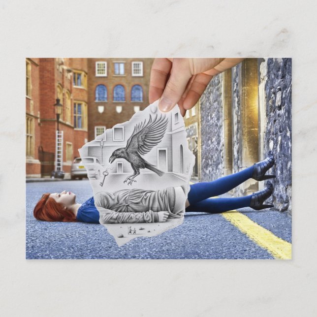 Cartão Postal Câmera Pencil Vs - Coroa (Frente)