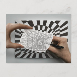 Cartão Postal Câmera Pencil Vs - Geometria