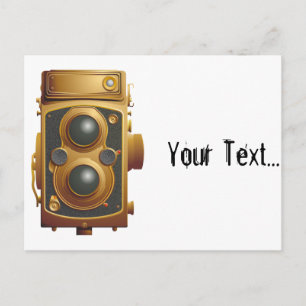Cartão Postal Câmera Steampunk antiga