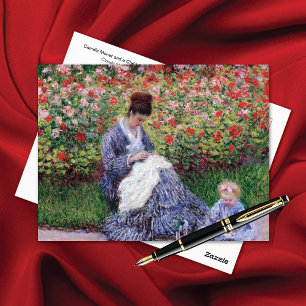 Cartão Postal Camille Monet Child Garden Argenteuil