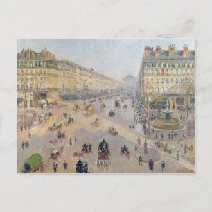 Cartão Postal Camille Pissarro Avenue de L'Opera, Paris