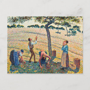 Cartão Postal Camille Pissarro - Colheita de Maçã