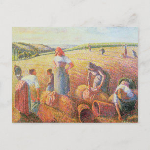 Cartão Postal Camille Pissarro   Gleaners, 1889