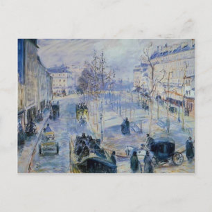 Cartão Postal Camille Pissarro - Le Boulevard de Clichy