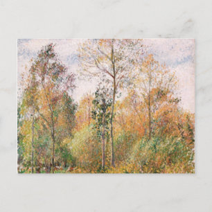 Cartão Postal Camille Pissarro - Outono, Poplars, Eragny