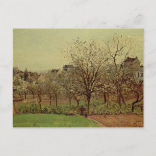 Cartão Postal Camille Pissarro Pomar, 1870 (óleo sobre a cânva