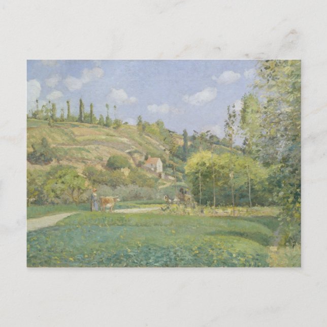 Cartão Postal Camille Pissarro | Uma baleia em Valhermeil, Auver (Frente)