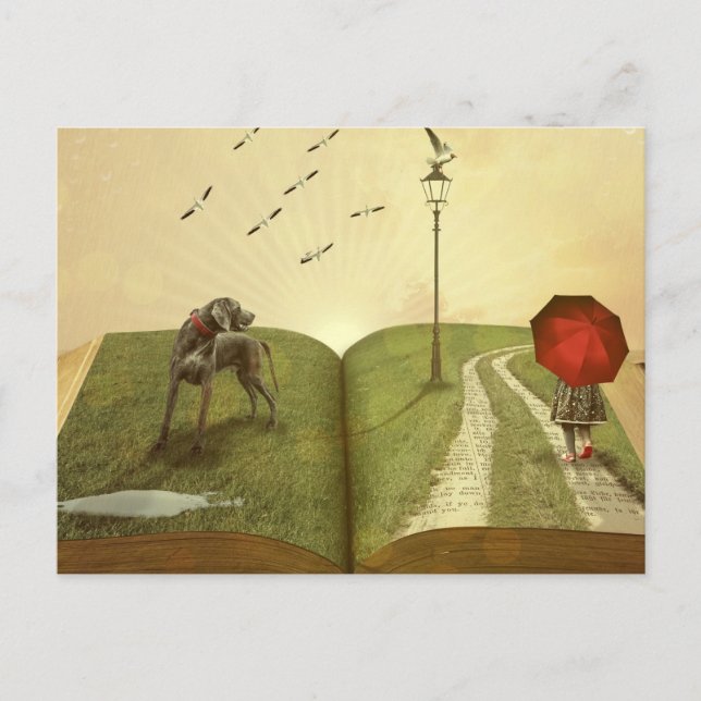 Cartão Postal Caminhada de Palavras - Personalize-me! (Frente)