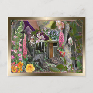 Cartão Postal caminhada florestal