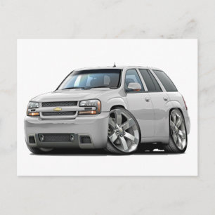 Cartão Postal Caminhão Branco Trailblazer