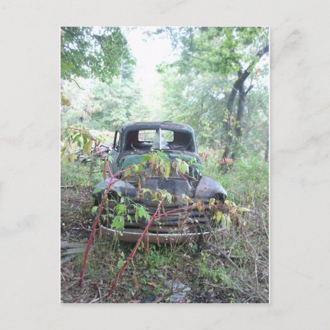 Cartão Postal Caminhão de Bebidas Antigas (Frente)