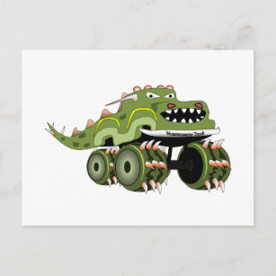 Cartão Postal Caminhão de Monstersaurus
