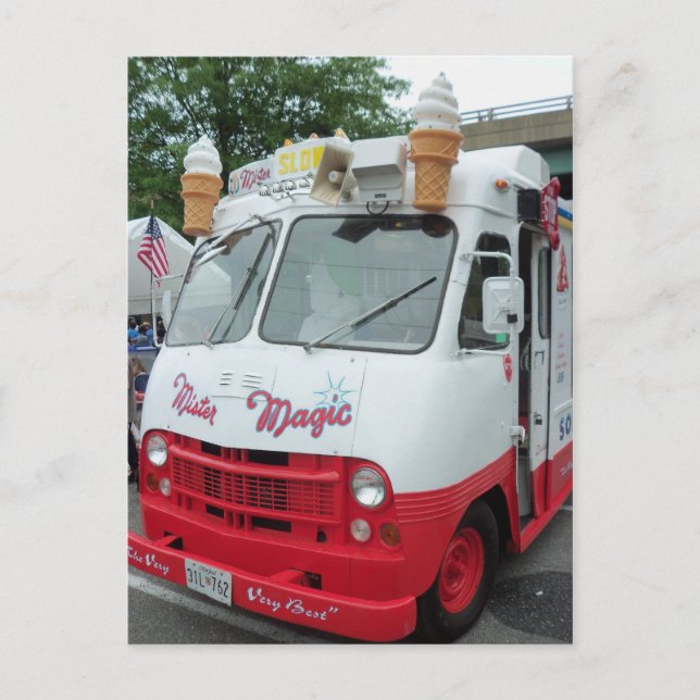 Cartão Postal Caminhão do sorvete (Frente)