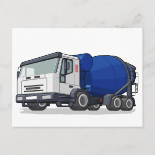 Cartão Postal Caminhão Mistor Cement