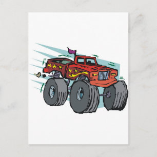 Cartão Postal caminhão monstro