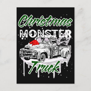 Cartão Postal Caminhão Monstro legal de Natal
