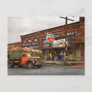 Cartão Postal Caminhão - O merceeiro municipal 1939