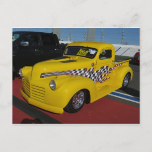 Cartão Postal Caminhão Personalizado do Yelllow