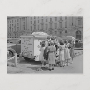 Cartão Postal Caminhão Sorvete de Bom Humor