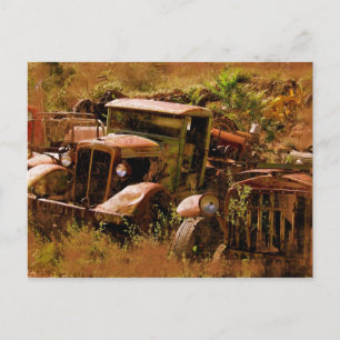 Cartão Postal Caminhão velho, Cidade Fantasma perto de Jerome, 