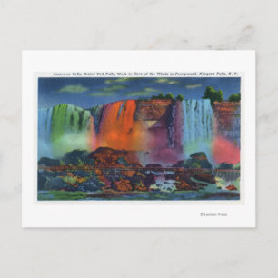 Cartão Postal Caminhar até a Caverna dos Ventos à Noite