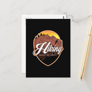 Cartão Postal Caminhar me faz feliz