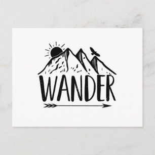 Cartão Postal Caminho   Conceitos de presentes da Wanderer Berge