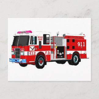 CARTÃO POSTAL CAMINHO DE INCÊNDIO