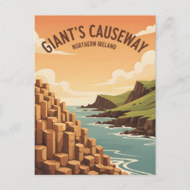 Cartão Postal Caminho do Gigante Irlanda do Norte