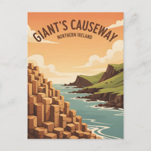 Cartão Postal Caminho do Gigante Irlanda do Norte