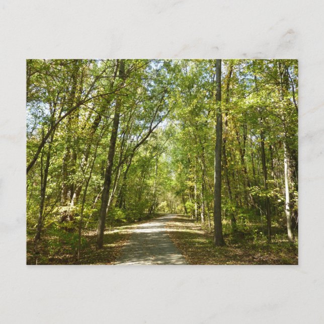 Cartão Postal Caminho do Lago Kittamaquandi em Columbia Maryland (Frente)