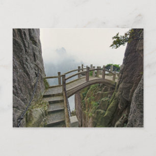 Cartão Postal Caminho e pequena ponte, Montanha Amarela, 2