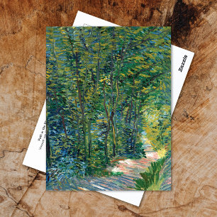 Cartão Postal Caminho em Woods Vincent van Gogh