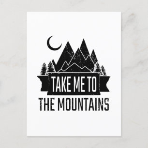 Cartão Postal Caminho - Leva-Me Às Montanhas